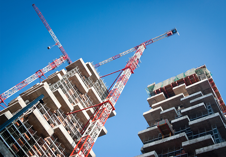 Defining the construction area